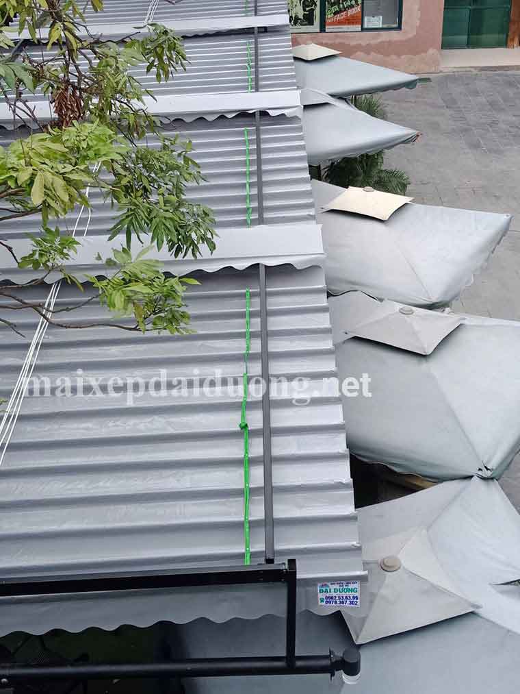 Mái hiên che nhà xe mẫu mới 2020
