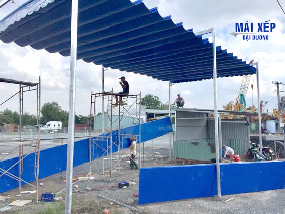 mái xếp di động