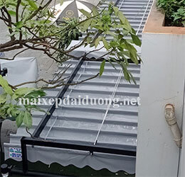 Mái hiên che nhà xe mẫu mới 2020