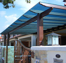 Mẫu mái hiên đẹp